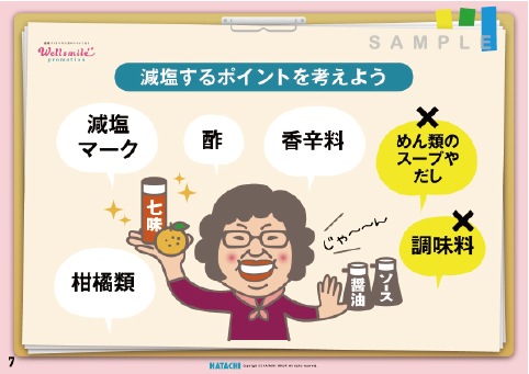 画像：健康かみしばいサンプル